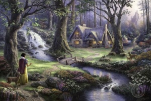 Snow White's Cottage by Thomas Kinkade